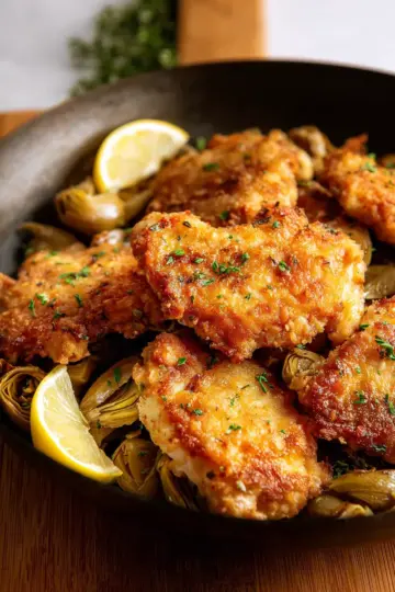 Crispy Artichoke Chicken