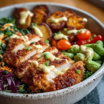 Crispy Chicken Power Bowl Recipe for Vibrant Energy