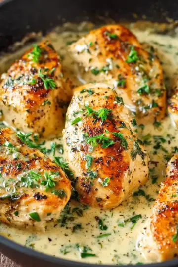 Creamy Garlic Chicken Skillet | Easy One-Pan Dinner