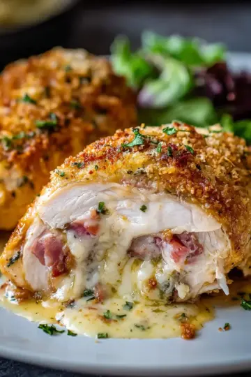 Delicious Stuffed Chicken Cordon Bleu