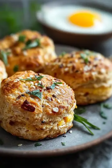 Savory Breakfast Protein Biscuits for Energized Mornings
