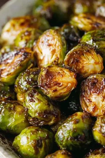 Honey Balsamic Brussels Sprouts