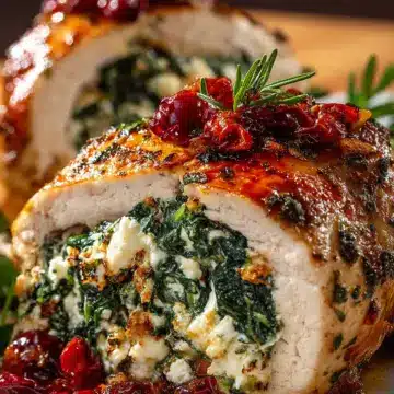 Juicy Feta and Spinach Stuffed Chicken Recipe