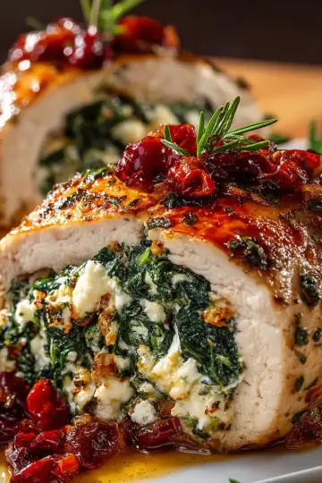 Juicy Feta and Spinach Stuffed Chicken Recipe