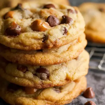 Caramel Chocolate Chip Cookies