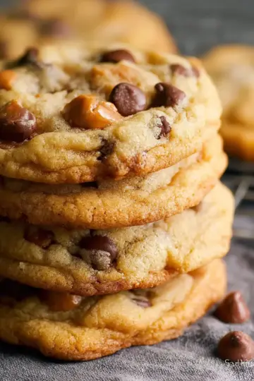 Caramel Chocolate Chip Cookies