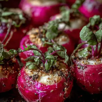 Smashed Radishes