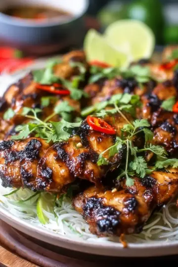 Grilled Vietnamese Lemongrass Chicken Recipe