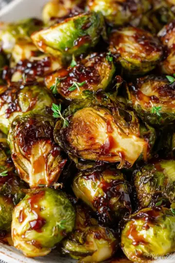Honey Balsamic Brussels Sprouts