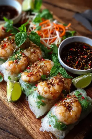 Crispy Rice Paper Shrimp Rolls Recipe