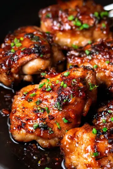 Honey Garlic Boneless Chicken Thighs